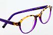 Brýle Kaos – výrazná fialová barva v kombinaci se zvířecím potiskem 