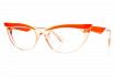 Brýle Ebony z acetátu v moderní zářivé oranžové barvě