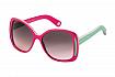 Styl večírkový – brýle Marc Jacobs, Safilo – smělá kombinace zelené a růžové, doznívající maxitvar obrub  